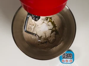 Mix basic yeast bread dough.