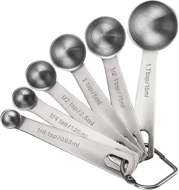 Heavy Duty 18/8 Stainless Steel Measuring Spoons